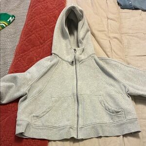 Lululemon Gray scuba  Hoodie Jacket